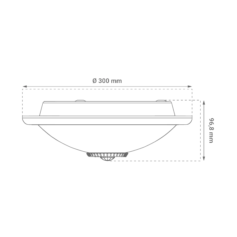 dimenzije plafonjera sa senzorom cls-a78