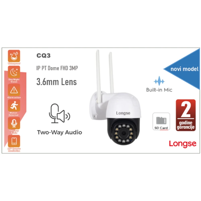longse cq3 wifi kamera