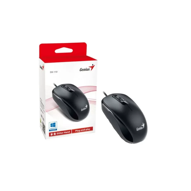 miš genius dx-110 usb crni blister panovanje