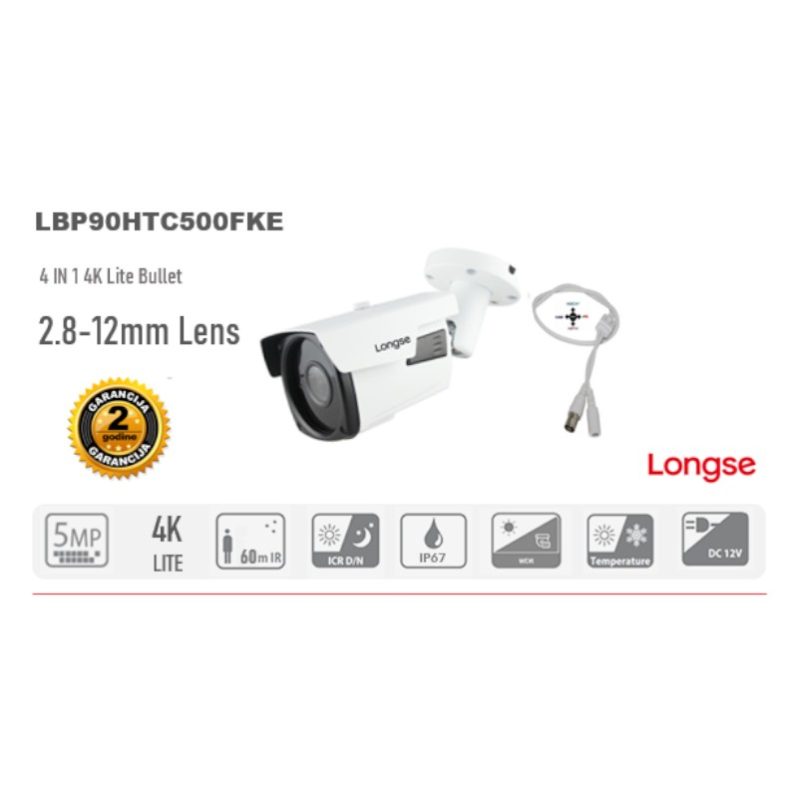 AHD BULET 5Mpx 2.8-12mm - Slika 2