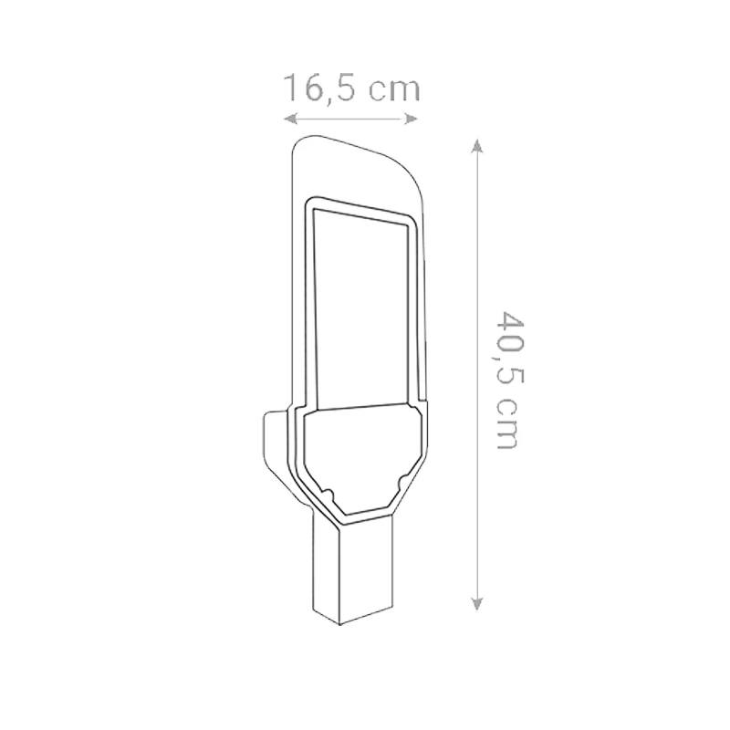 ulična svjetiljka stl-50 dimenzije