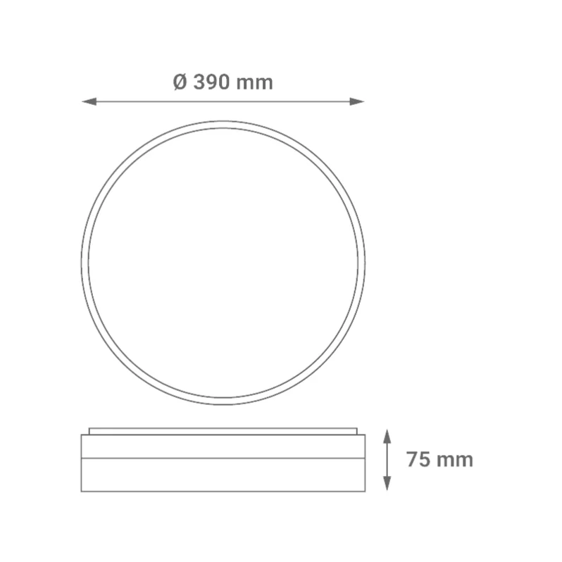 LED PLAFONJERA-24W 4000K CLD-8904 38cm