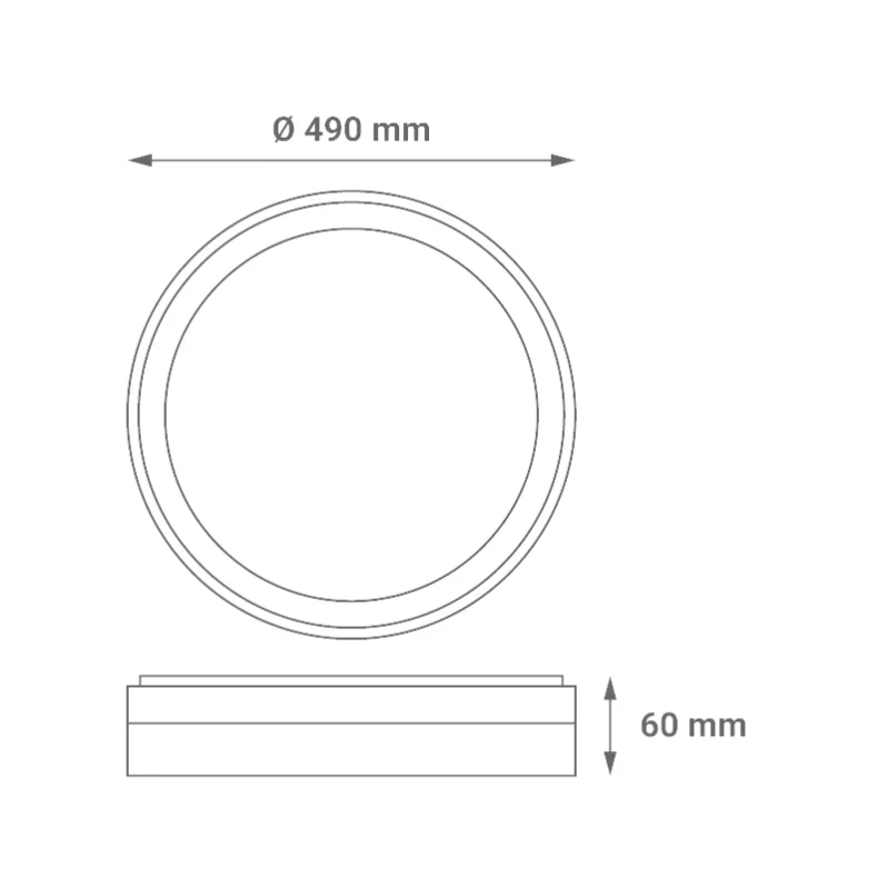 LED PLAFONJERA 36W 4000K CLD-8905