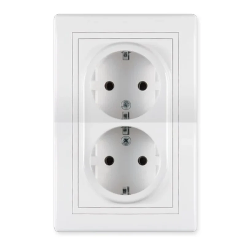 PRIKLJUČNICA PVC DUPLA BIJELA(604.00) - Slika 1