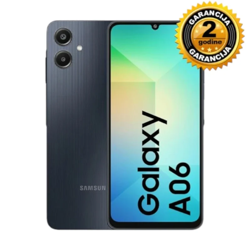SAMSUNG A06 4+64GB BLACK - Slika 1