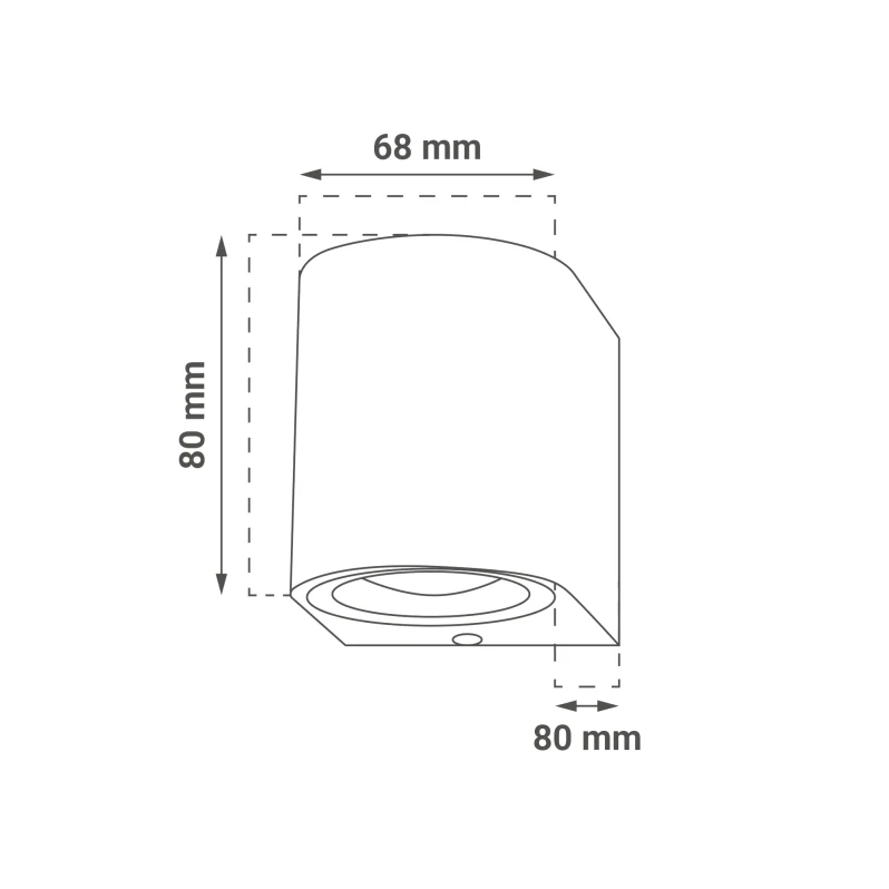 CLOVIS VANJSKA ZIDNA SVJETILJKA - Slika 2