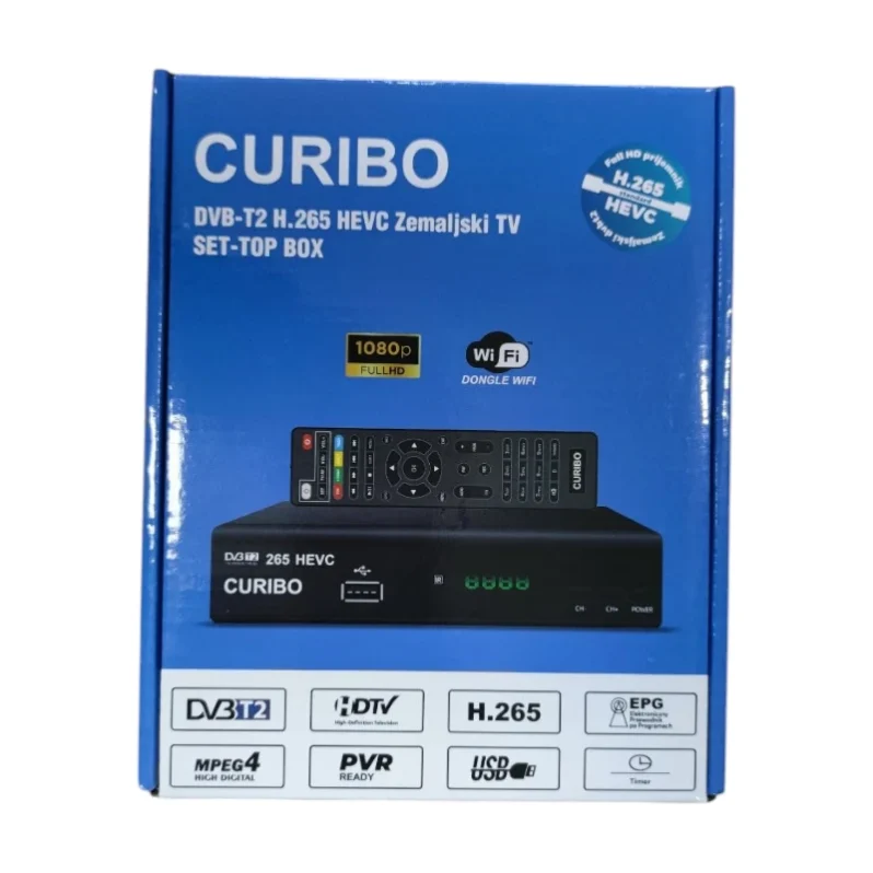 CURIBO DVBT2/C RESIVER H265 - Slika 1