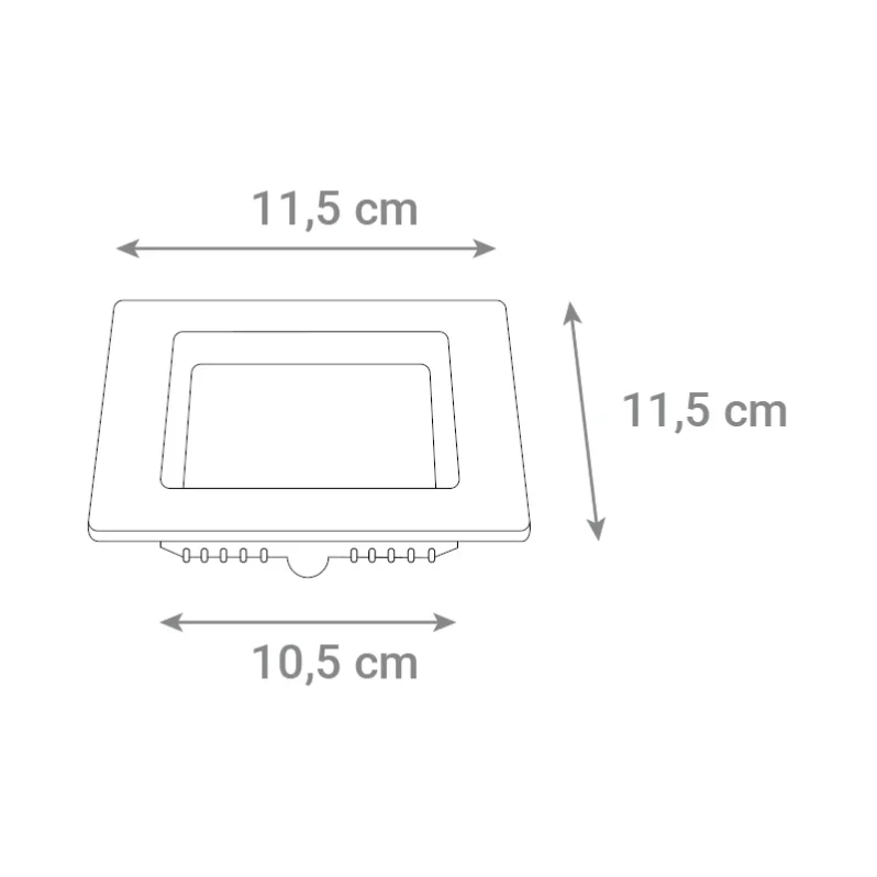 LED PANEL 6W 6500K(CX-S01-6CW) - Slika 2
