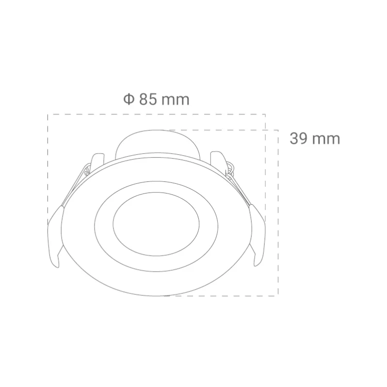 LED DOWNLIGHT 5W BLACK (DWX-5BK) - Slika 2