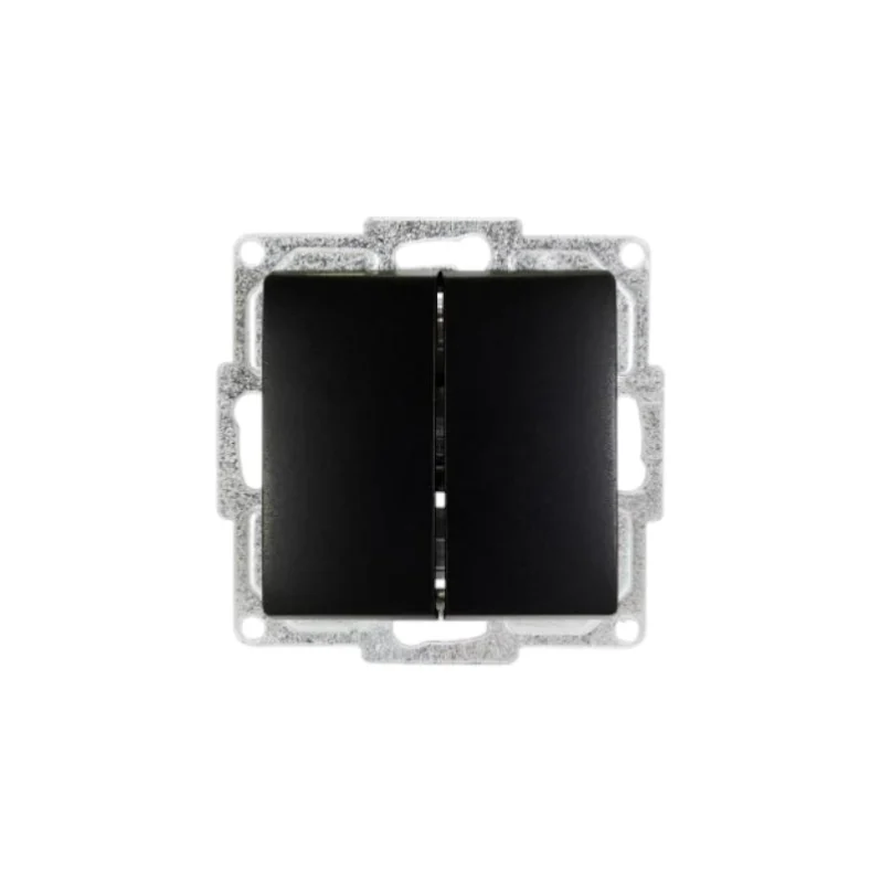 GUNSAN SERIJSKI PREKIDAČ CRNI B.O - Slika 1